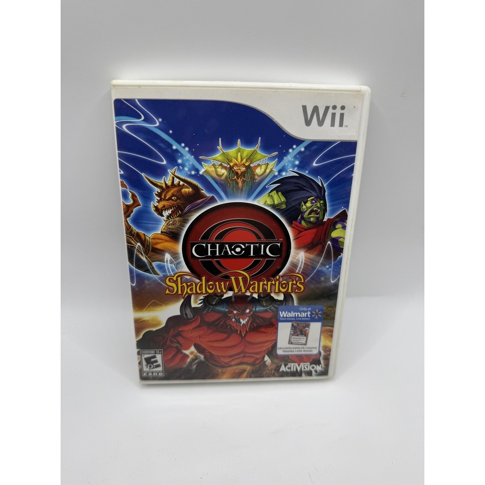 Chaotic Shadow Warriors Nintendo Wii Game Disc Complete CIB Tested Activision
